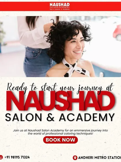 Ready to start your journey? Join us for an immersive experience into the world of professional coloring and styling techniques. Book your spot now.