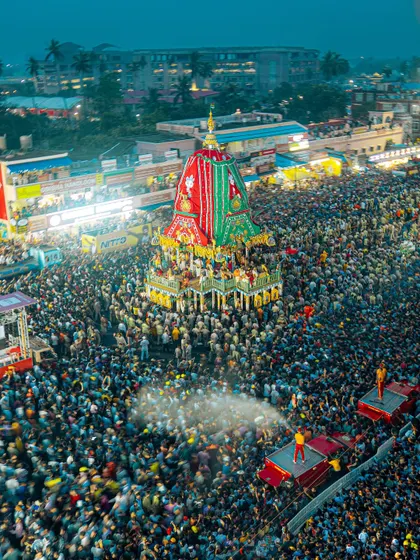 This is what devotion looks like from above. Capturing the sheer scale of the Jagannath Rath Yatra in Puri, with over a million people united by faith, was an experience beyond words. My drone allowed me to witness the festival not as chaos, but as a beautiful, moving pattern of belief.