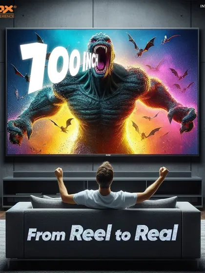 I can help you turn your living room into a real movie theatre. Imagine watching movies on a 100-inch monster screen paired with a sound system that makes you feel every moment.