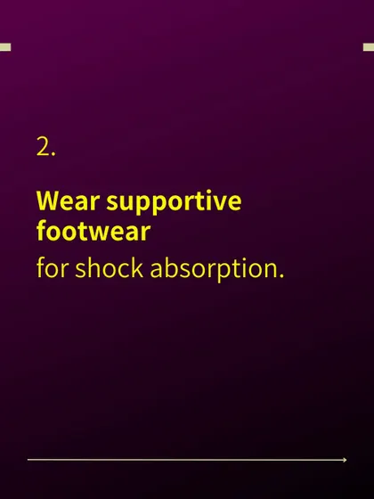 Tip 2 for preventing knee pain: Always wear supportive footwear. Good shoes provide essential shock absorption during high-impact movements in a dance workout.