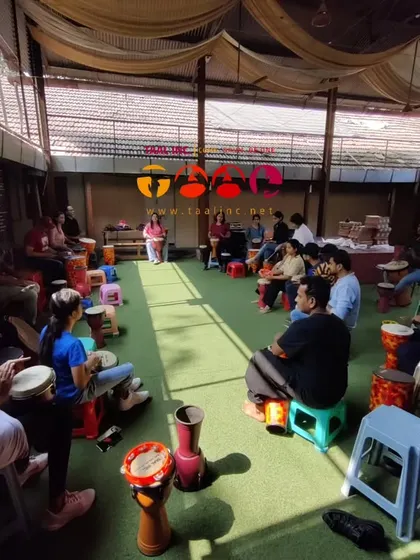 We often start our community events with an introductory djembe workshop before flowing into the main drum circle. This gives newcomers a chance to learn the basic techniques in a supportive environment.