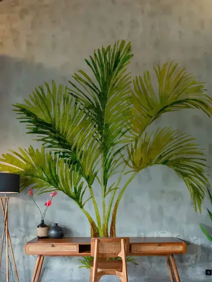 A workspace is made more inspiring with our Palm Tree wall sticker. The design brings a touch of nature indoors, creating a calm and focused environment.
