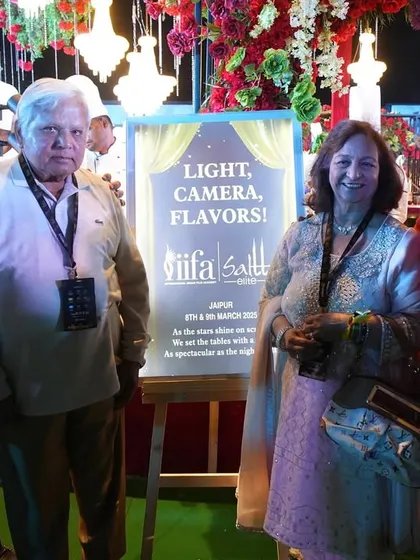 Our founder with esteemed guests at the IIFA 2025 event. It's always a pleasure to host and serve industry leaders at such prestigious gatherings.