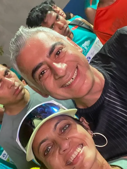 The running community is amazing. It is always great to catch up with friends and share the race day excitement.