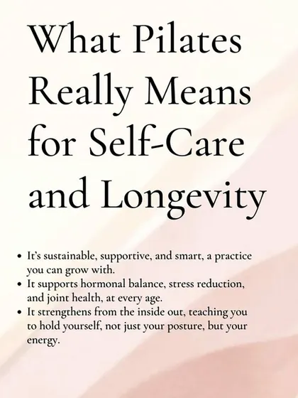 Pilates is a smart, sustainable practice you can grow with, supporting hormonal balance, stress reduction, and joint health at every age.