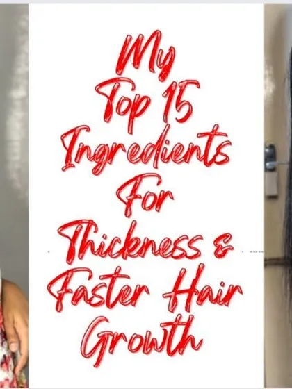 Here are my top 15 ingredients for achieving thickness and faster hair growth. Understanding what goes into your hair care is the first step to seeing great results.
