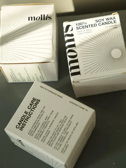 My candle boxes are designed to be both sleek and thoughtful. By printing care instructions directly on the box, I cut down on paper waste without skipping important details.