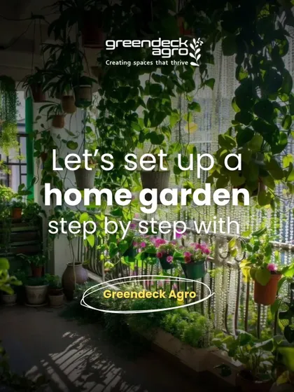 Let's set up your home garden, step by step. A well-planned balcony garden like this one, with layers of hanging and potted plants, can become a lush jungle that provides a refreshing escape from city life.