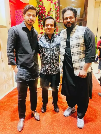 A picture with some of the members of the Sufinama band. Collaboration is key in the music world.