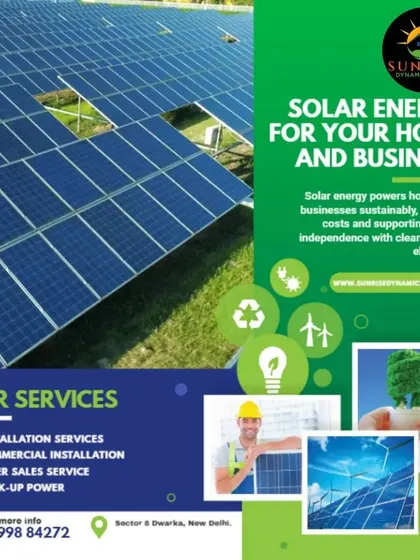 I provide comprehensive solar energy solutions for both homes and businesses. My services include installation, commercial setup, after-sales service, and back-up power to ensure energy independence.