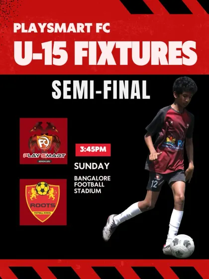 Semi-final showdown. Our U-15 team is ready to battle it out for a spot in the finals.
