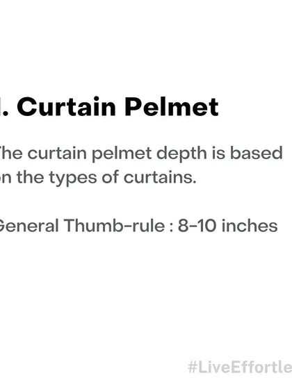 When planning for automated curtains, a key detail is the curtain pelmet. As a general rule, we recommend a depth of 8-10 inches to properly conceal the motor and track, ensuring a clean and professional look.