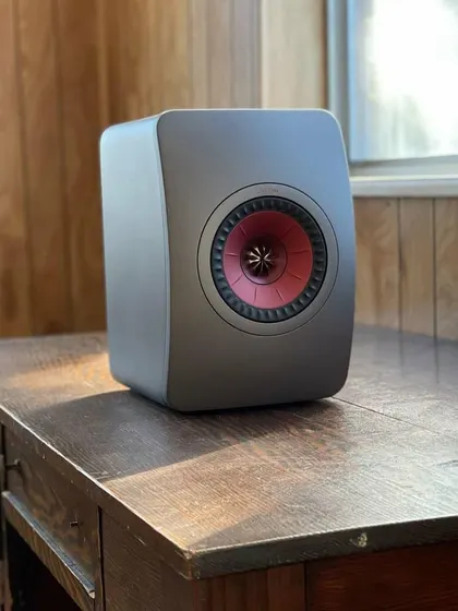 A close-up of the signature Uni-Q driver array from KEF. This kind of advanced engineering is why I choose specific brands for their superior audio performance.
