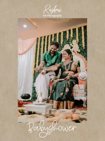 A candid shot from a baby shower, capturing a sweet interaction as the husband lovingly feeds his wife. This photo highlights my ability to capture genuine, unposed moments during family events.