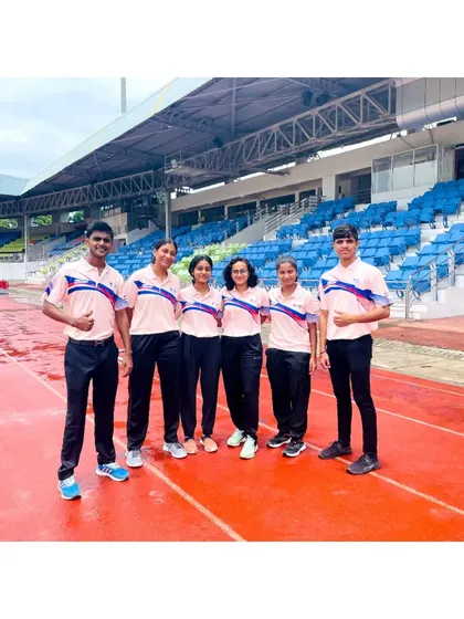 A group of our male and female players who participated in the Hockey India development program for match officials. We are committed to the holistic development of our members.
