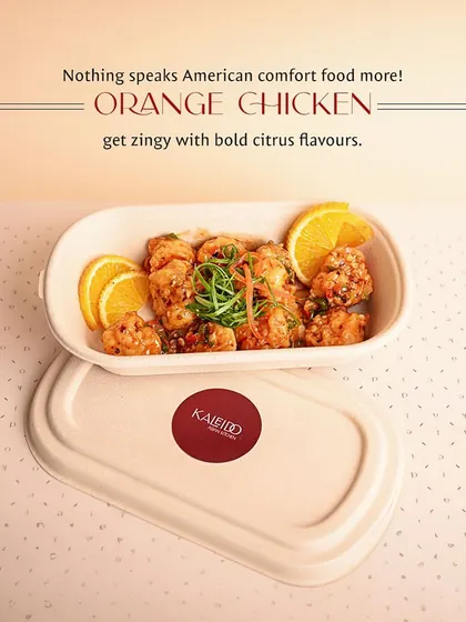 My take on the American comfort food classic, Orange Chicken. I use the finest chicken, fried until crispy and tossed in a zesty, bold citrus sauce.