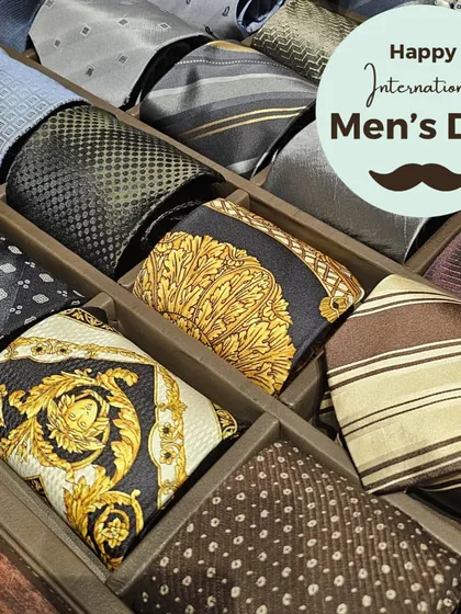 Happy International Men's Day. An organized tie drawer is a small detail that can make a big difference in a man's daily routine.