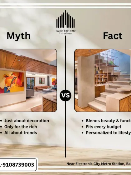 Busting interior design myths! We show that good design is not just for the rich or about trends, but about blending beauty and function for every budget and lifestyle.