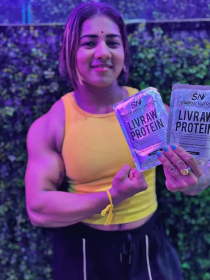 Every rep and every set counts. I make them count with Steadfast Nutrition's LIVRAW protein, ensuring my body is fueled for peak performance.