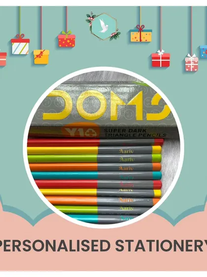 A simple but wonderful gift for any young artist. I offer personalized stationery, like these Doms color pencils with the child's name engraved on each one.