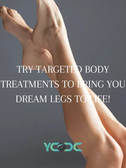 You can get smooth, glowing skin on your legs with targeted HydraFacial body treatments. It's a great way to hydrate and rejuvenate the skin anywhere on the body.