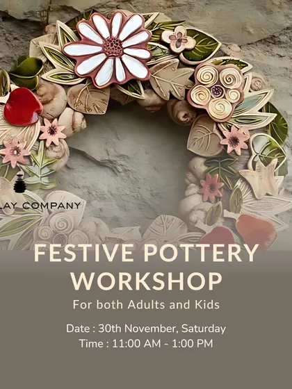 From festive wreaths to handmade clay houses, our workshops help you add a personal touch to your holiday decor. These pieces also make wonderful, heartfelt gifts.