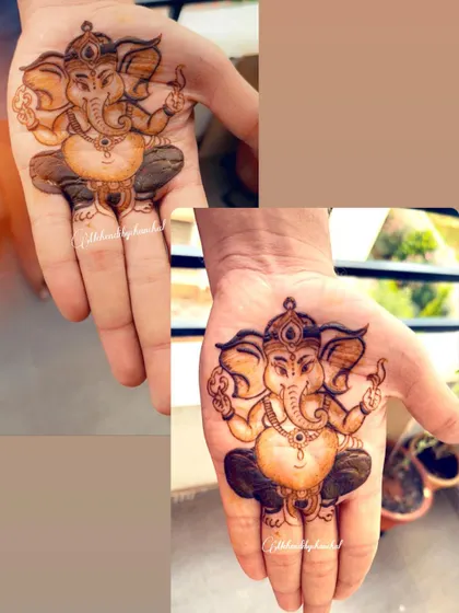 A portrait of Lord Ganesha created for Ganesh Chaturthi. It's always an honor to draw deities and bring that divine energy to the celebration.