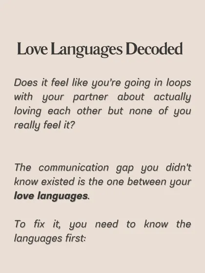 Do you ever feel like you're speaking different languages when it comes to love? This guide decodes the five love languages to help you bridge the communication gap.