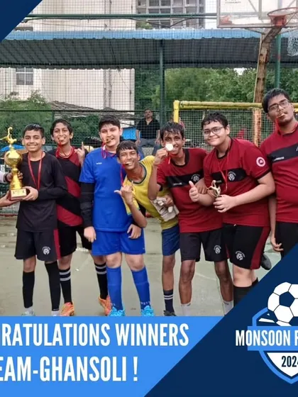 **Monsoon Fest Cup (Ghansoli):** Congratulations to our team from Ghansoli for winning the Monsoon Fest Cup 2024.