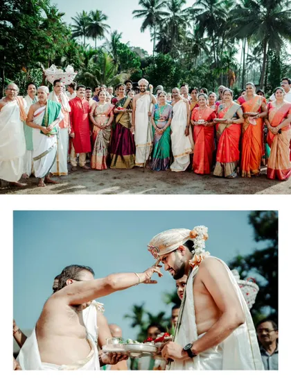 A duplicate of image 353, capturing the traditional rituals and family presence.