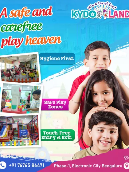 As a parent, I know that nothing is more important than safety. That's why I've built a play heaven with soft, padded surfaces, touch-free entry, and a constant focus on hygiene, so you can relax while your little ones play.