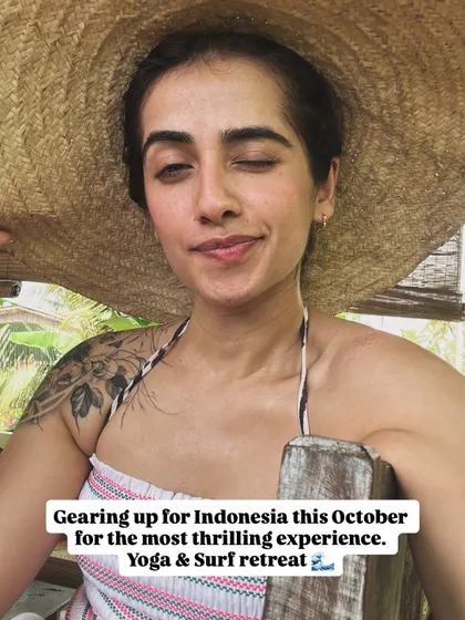 Gearing up for our Yoga & Surf retreat in Indonesia. The anticipation and excitement before a journey is a beautiful feeling, a promise of new experiences and connections.