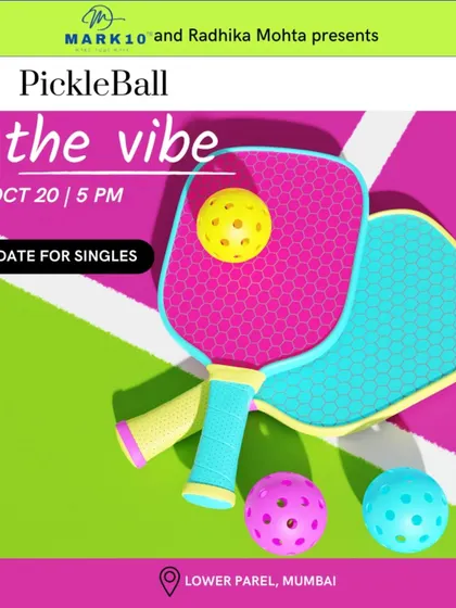 Another one of our popular pickleball playdates for singles in Mumbai. These events are always a hit, combining fitness, fun, and the chance to meet someone new.