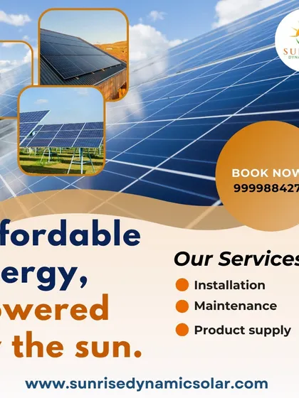 Affordable energy, powered by the sun. This graphic showcases the different types of solar setups I work with, from rooftop installations to ground-mounted solar farms.