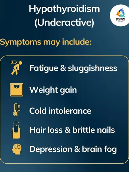 Hypothyroidism, or an underactive thyroid, can cause fatigue, weight gain, cold intolerance, and depression. Recognizing these symptoms is crucial for getting the right diagnosis and support.