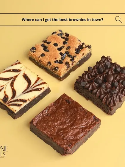 Still searching for the best brownies in town? Look no further. Our range, including Cheesecake, Chocolate Overload, and Classic, is crafted to end your search.