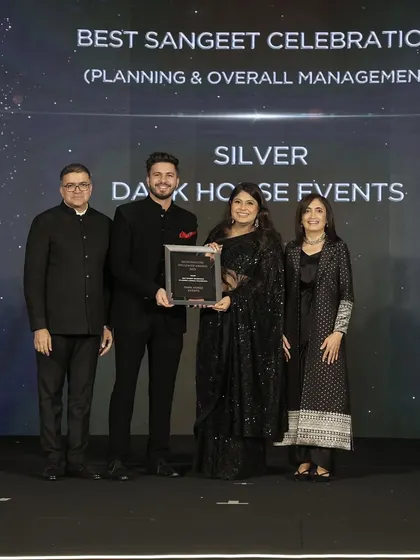 This is more than an award; it's a testament to our passion. Winning our second WeddingSutra Award for 'Best Sangeet Celebration' is an honor that fuels our drive to keep pushing creative boundaries and delivering excellence for our clients.