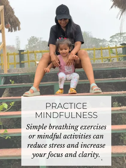 Practicing mindfulness, even for a few minutes a day, can dramatically reduce stress and increase your focus. Simple breathing exercises are a great place to start.