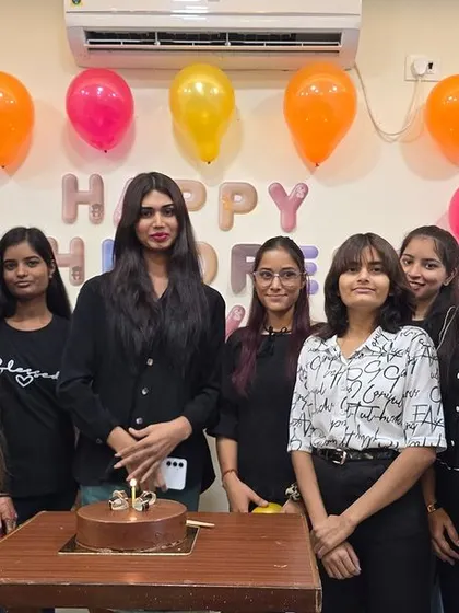 Cake cutting with another batch of talented students. We celebrate every milestone together.