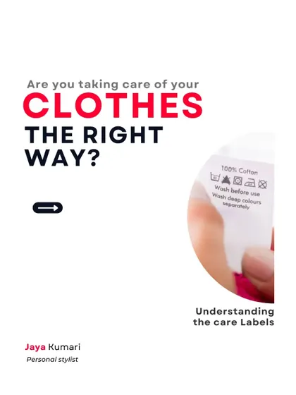 Are you taking care of your clothes the right way? This guide will help you understand the care labels on your garments so you can make them last longer.