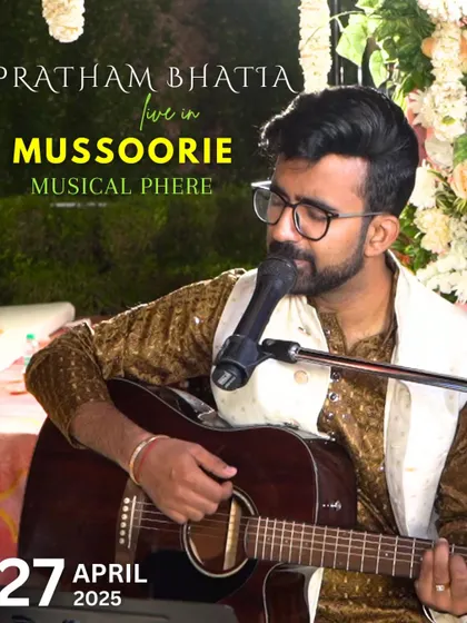 An event poster for an upcoming musical phera performance in Mussoorie. I am always excited to return to the hills for a wedding.