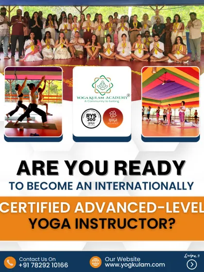 Are you ready to become an advanced-level instructor? This collage showcases the vibrant energy of our Kerala training, from group photos to dynamic practice sessions.