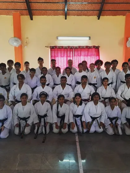 Our class of 2022 Black Belts. This group photo from the HSR Dojo captures the spirit of accomplishment after a tough grading exam. These are our new Sempais and Senseis.