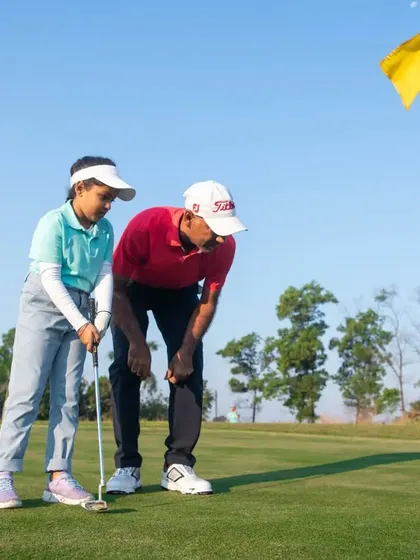 Golf teaches valuable life lessons like focus and perseverance. We take pride in guiding our junior students as they learn the game and develop their skills.