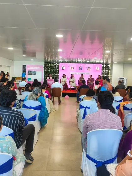 The audience at the Manipal Hospital event. I'm thankful for every opportunity to share my passion for early childhood education.