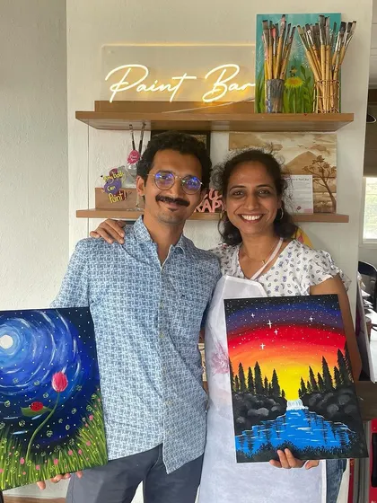 Running out of date night ideas? We've got you covered. Grab your special someone and create a core memory together at one of our sip and paint workshops.
