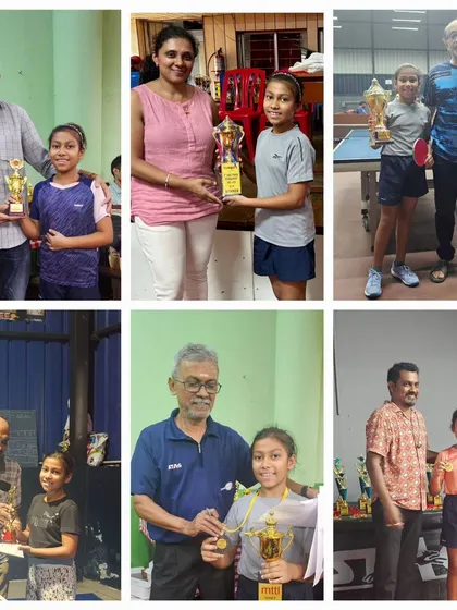 We build consistent winners. This is 9-year-old Anaya Agarwal, who has dominated her category, winning multiple tournaments within just five months of joining our academy.