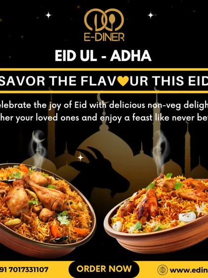 Celebrate special occasions like Eid with my delicious non-veg delights. My special biryanis and chicken dishes are perfect for a feast with your family and friends.