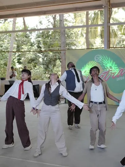 A performance from Spectra where we blended street dance with Indian cinema, creating an unforgettable experience.
