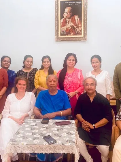 A beautiful evening spent with the living legend, Pt. Hariprasad Chaurasia. It was very touching to see the love and blessings he showered upon my son, Ishaan, continuing the tradition of elders nurturing the next generation.